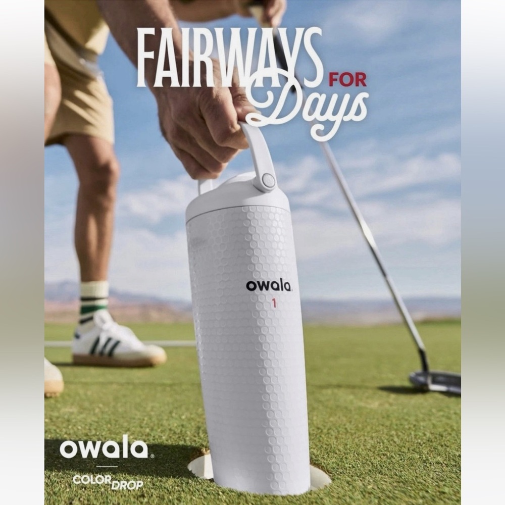 Owala golf water bottle